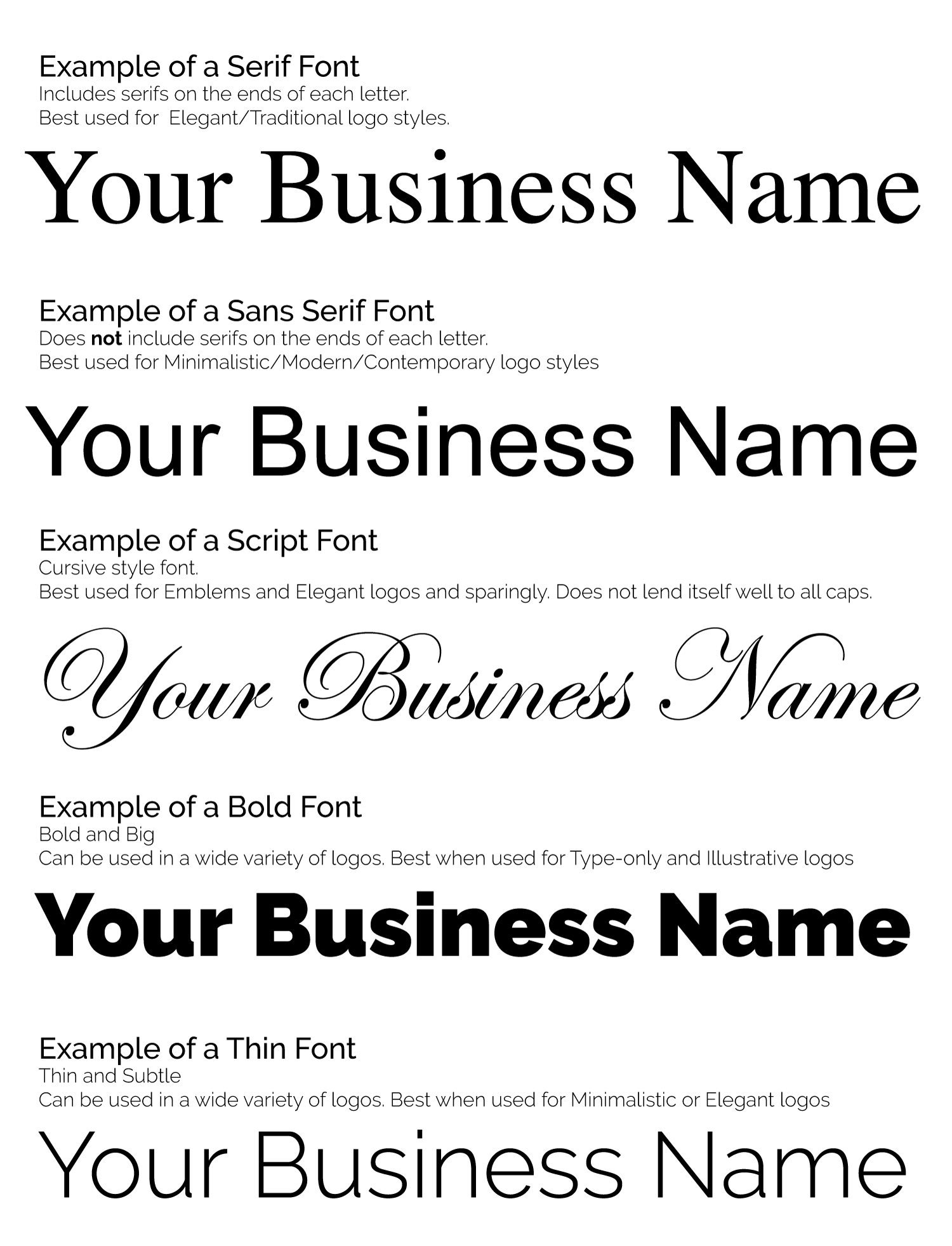 fonts